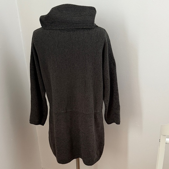 Soft Surroundings Taupe Knit Cardigan dress size Small Medium - Picture 2 of 5